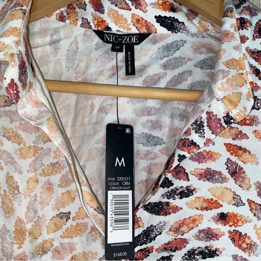 NWT Nic+ Zoe Morning Burst Shirt Jacket $168 - Picture 5 of 6